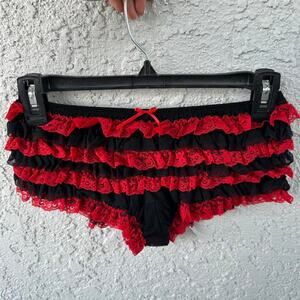 Leg avenue bloomers red & black